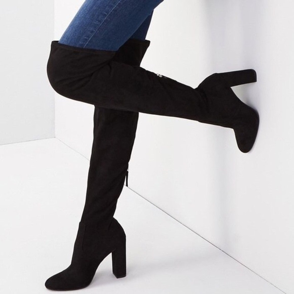 Steve Madden Emotions over the knee suede boots
